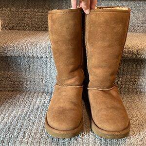 UGG Tan Suede Winter Boots